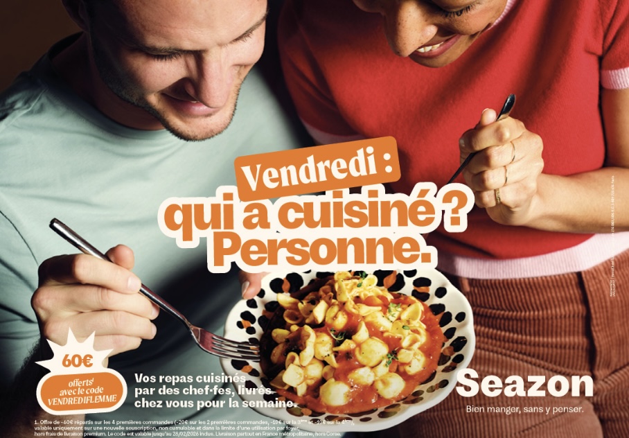 Je suis dans la campagne Seazon qui s&rsquo;affiche dans le métro parisien !